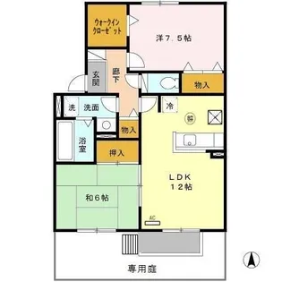 パルティーダ C棟【1階】の間取り