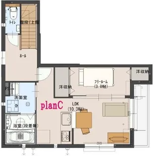 サインポスト東人丸【2階】の間取り