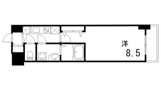 ロアール神戸住吉【5階】の間取り