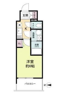 LiveCasa王子公園【2階】の間取り