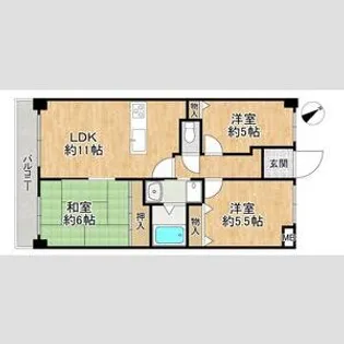 エスポワール西神戸【3階】の間取り
