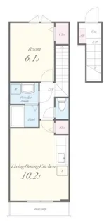 メゾン ド エム【2階】の間取り