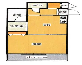 コンコード【202号室】の間取り