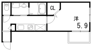 アビタ青木パークサイド【1階】の間取り