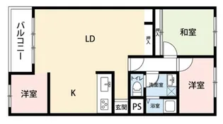 アステム芦屋2-1住棟【26階】の間取り