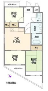 ビバリーハウス青谷弐番館【1階】の間取り