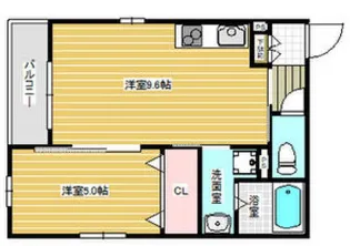 KTIレジデンス西新町【1階】の間取り