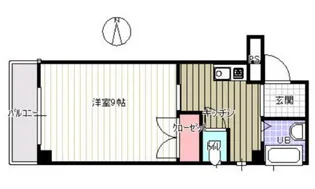 サンライズ明石【4階】の間取り