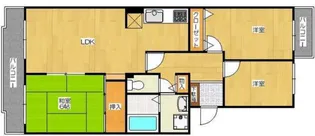 マッティーナ神戸壱番館【4階】の間取り