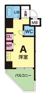 1Rの間取り画像