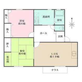 コニー行幸【105号室】の間取り