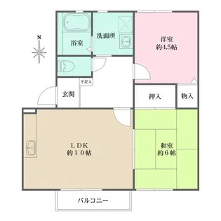 コニー行幸【202号室】の間取り