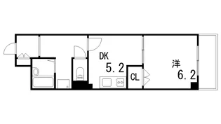 パレスNADA【2階】の間取り