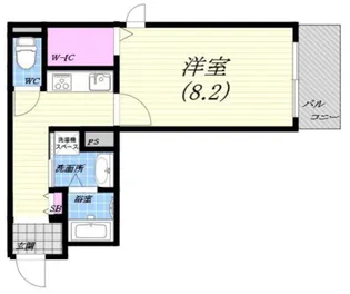 エクセレント西明石C【102号室】の間取り