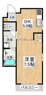 プランドール大久保【3階】の間取り