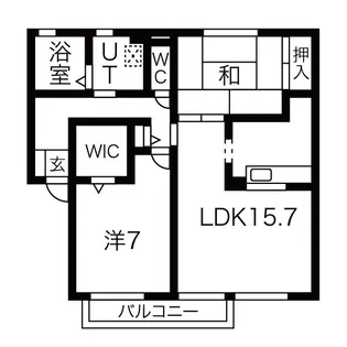 グランディール【2階】の間取り