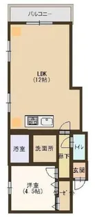 M&Cビル【4階】の間取り