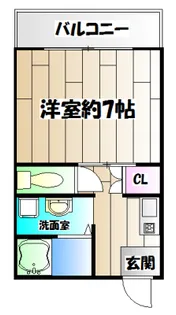 1Kの間取り画像