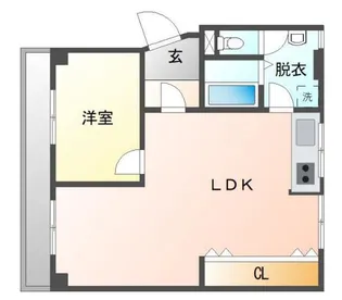 東須磨プラザ【4階】の間取り