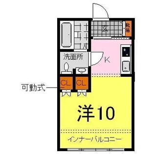 プール・トゥージュール B棟【2階】の間取り