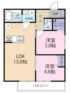 リアライズ箕岡【2階】の間取り