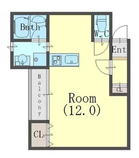 アジール・アン【2階】の間取り