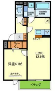 YKメゾン舞子台【2階】の間取り