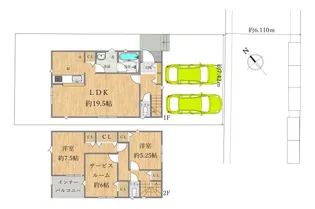 兵庫県神戸市西区富士見が丘4丁目【一戸建】の間取り