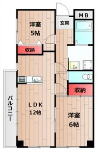 ラメール松江【3階】の間取り