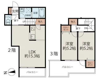 グルーブメゾン歌敷山【2階】の間取り