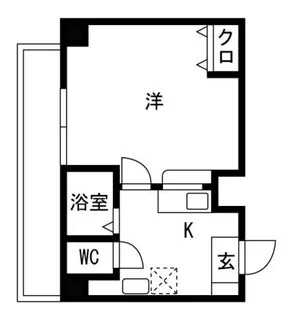 プレアデス月見山【4階】の間取り