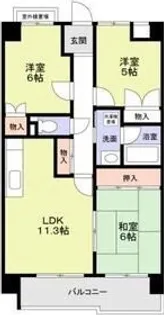 エンゼラート明石【3階】の間取り
