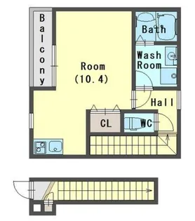 ジーメゾン塩屋【2階】の間取り