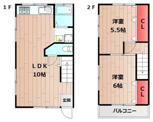 ウララハウスⅡ【7-13号室】の間取り