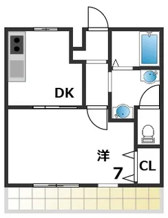 ヒルトップ【1階】の間取り
