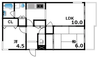 ココハウス【3階】の間取り