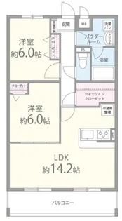 サンヴィラ24【1階】の間取り