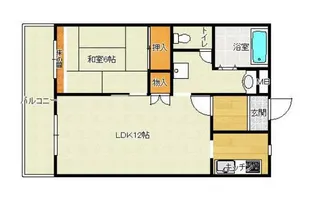 オランジュ【3階】の間取り