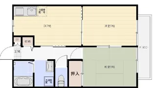 ビオトープ六甲【1階】の間取り