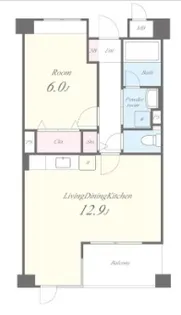 ヴィラージュウィン【2階】の間取り