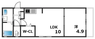 ルナ大久保駅前【3階】の間取り