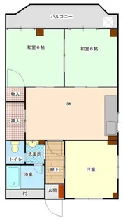 コンフォート西明石【3階】の間取り