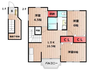 オリーブⅠ【2階】の間取り