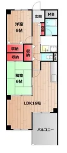 シーサイドパストラル林崎II【1階】の間取り