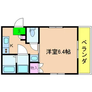 ヘーベルコート【2階】の間取り
