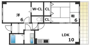 グレイス大久保【4階】の間取り
