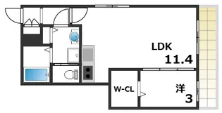 ルナ大久保駅前【2階】の間取り