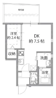 メゾンKPC【1階】の間取り