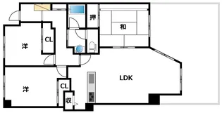 反高橋アーバンリズ【1階】の間取り