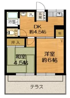 サニーヒルⅠ【2階】の間取り